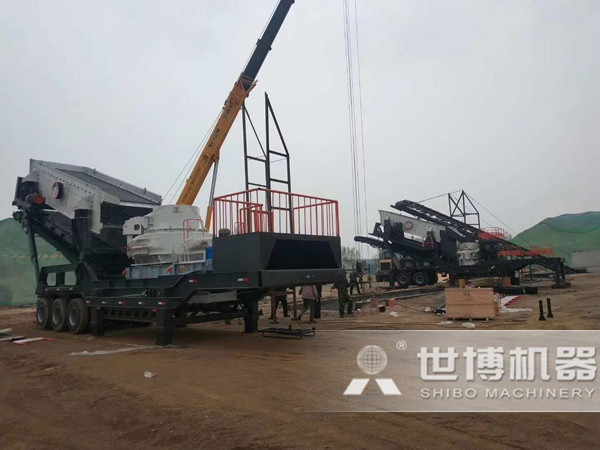 山東客戶移動(dòng)制砂機(jī)安裝現(xiàn)場