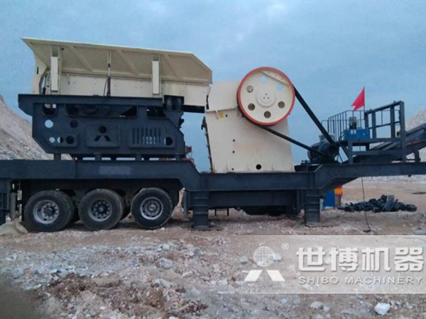 移動石子破碎機生產線