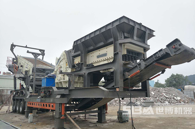 西安移動(dòng)石子粉碎機(jī)現(xiàn)場