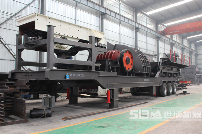 世博移動(dòng)重錘破碎機(jī)生產(chǎn)車間圖