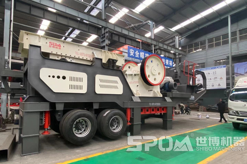 粗碎顎破移動(dòng)碎石機(jī)