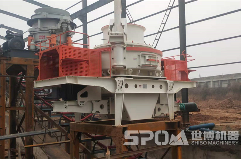 8518制砂機(jī)安裝現(xiàn)場(chǎng)圖