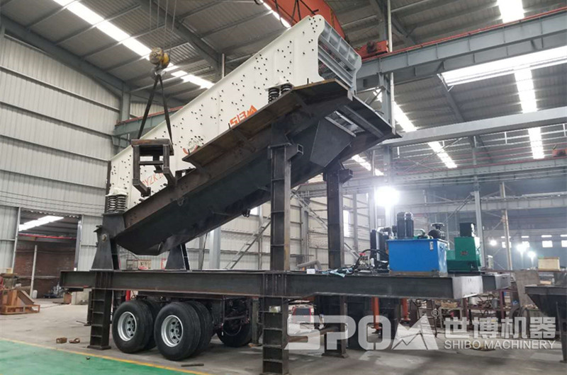 河南世博移動(dòng)振動(dòng)篩設(shè)備生產(chǎn)車間圖