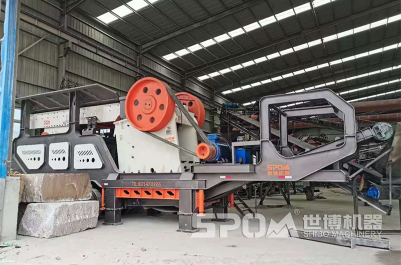 時產500噸輪胎式粗破移動破碎站