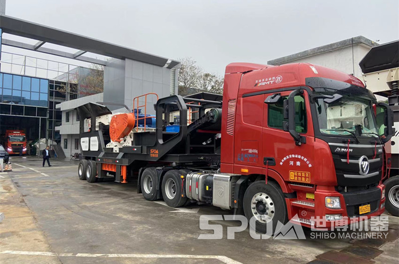 流動(dòng)破碎石子機(jī)，世博車(chē)載移動(dòng)破碎機(jī)