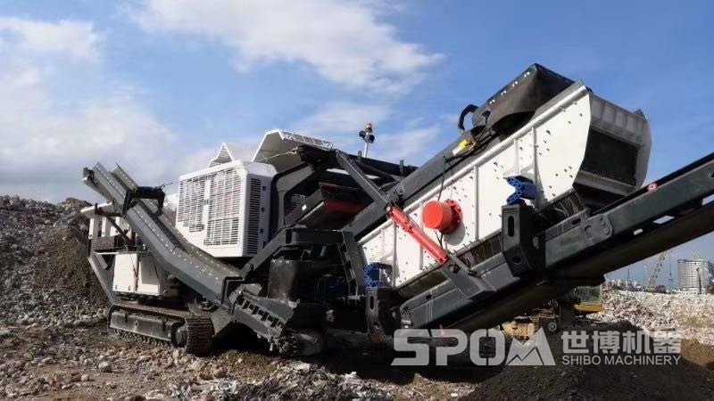 履帶移動式碎石機(jī)，造價高價格高